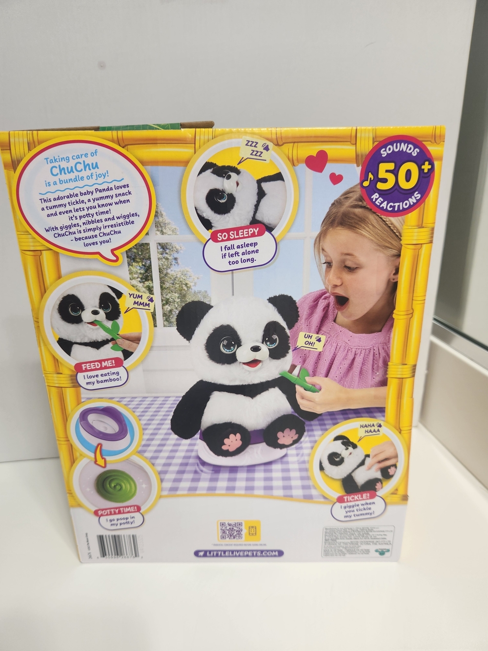Little Live Pets My Baby Panda ChuChu, Interactive Pet, 50+ Sounds & Reactions - Picture 11 of 12
